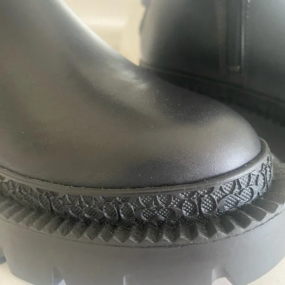 Coach C Logo Lug Sole Knee-High Boots – Size 6B / EU 36.5 – NWT - Picture 4 of 13